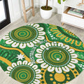 Bowls Australia Round Carpet Aboriginal Art National Color - Aussie Hoodie