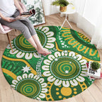 Bowls Australia Round Carpet Aboriginal Art National Color - Aussie Hoodie