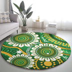 Bowls Australia Round Carpet Aboriginal Art National Color - Aussie Hoodie