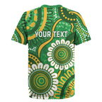Bowls Australia Custom Rugby Jersey Aboriginal Art National Color - Aussie Hoodie