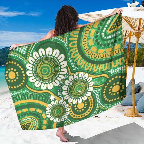 Bowls Australia Sarong Aboriginal Art National Color - Aussie Hoodie