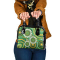 Bowls Australia Shoulder Handbag Aboriginal Art National Color - Aussie Hoodie
