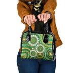 Bowls Australia Shoulder Handbag Aboriginal Art National Color - Aussie Hoodie