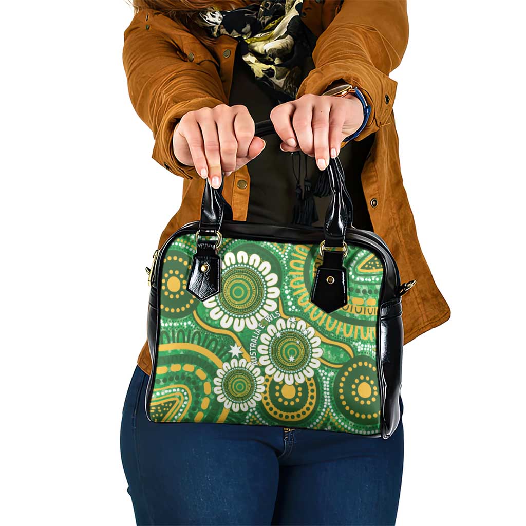 Bowls Australia Shoulder Handbag Aboriginal Art National Color - Aussie Hoodie