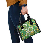 Bowls Australia Shoulder Handbag Aboriginal Art National Color - Aussie Hoodie
