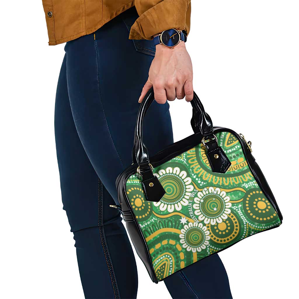 Bowls Australia Shoulder Handbag Aboriginal Art National Color - Aussie Hoodie