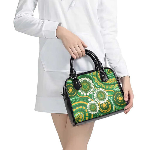 Bowls Australia Shoulder Handbag Aboriginal Art National Color - Aussie Hoodie
