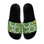 Bowls Australia Slide Sandals Aboriginal Art National Color - Aussie Hoodie