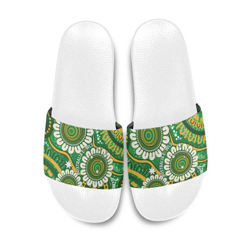 Bowls Australia Slide Sandals Aboriginal Art National Color - Aussie Hoodie