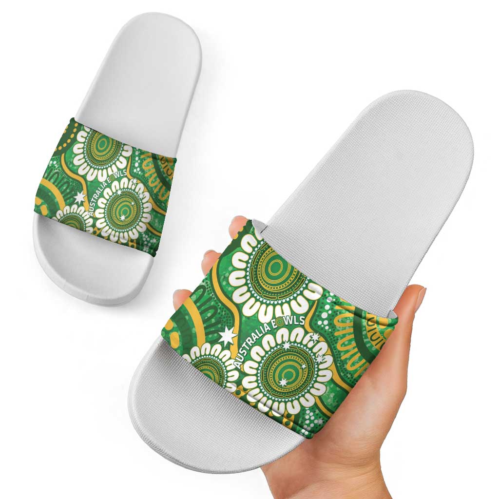 Bowls Australia Slide Sandals Aboriginal Art National Color - Aussie Hoodie