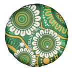 Bowls Australia Spare Tire Cover Aboriginal Art National Color - Aussie Hoodie