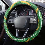 Bowls Australia Steering Wheel Cover Aboriginal Art National Color - Aussie Hoodie