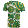 Bowls Australia Custom T Shirt Aboriginal Art National Color - Aussie Hoodie
