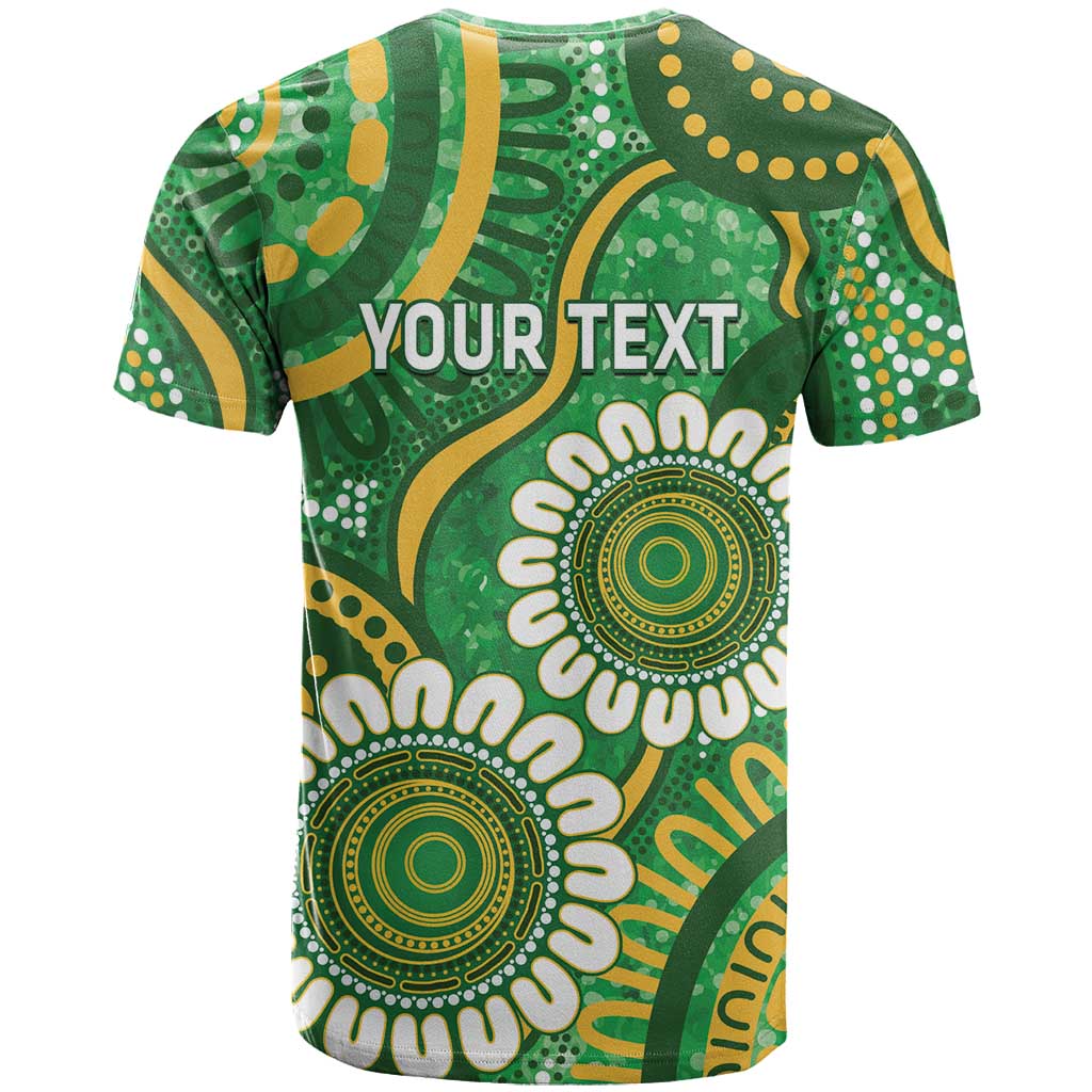 Bowls Australia Custom T Shirt Aboriginal Art National Color - Aussie Hoodie