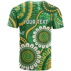 Bowls Australia Custom T Shirt Aboriginal Art National Color - Aussie Hoodie