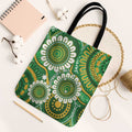 Bowls Australia Tote Bag Aboriginal Art National Color - Aussie Hoodie