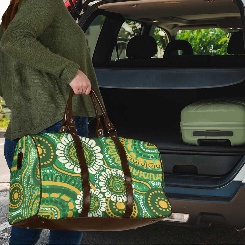 Bowls Australia Travel Bag Aboriginal Art National Color - Aussie Hoodie