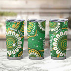 Bowls Australia Custom Tumbler Cup Aboriginal Art National Color - Aussie Hoodie