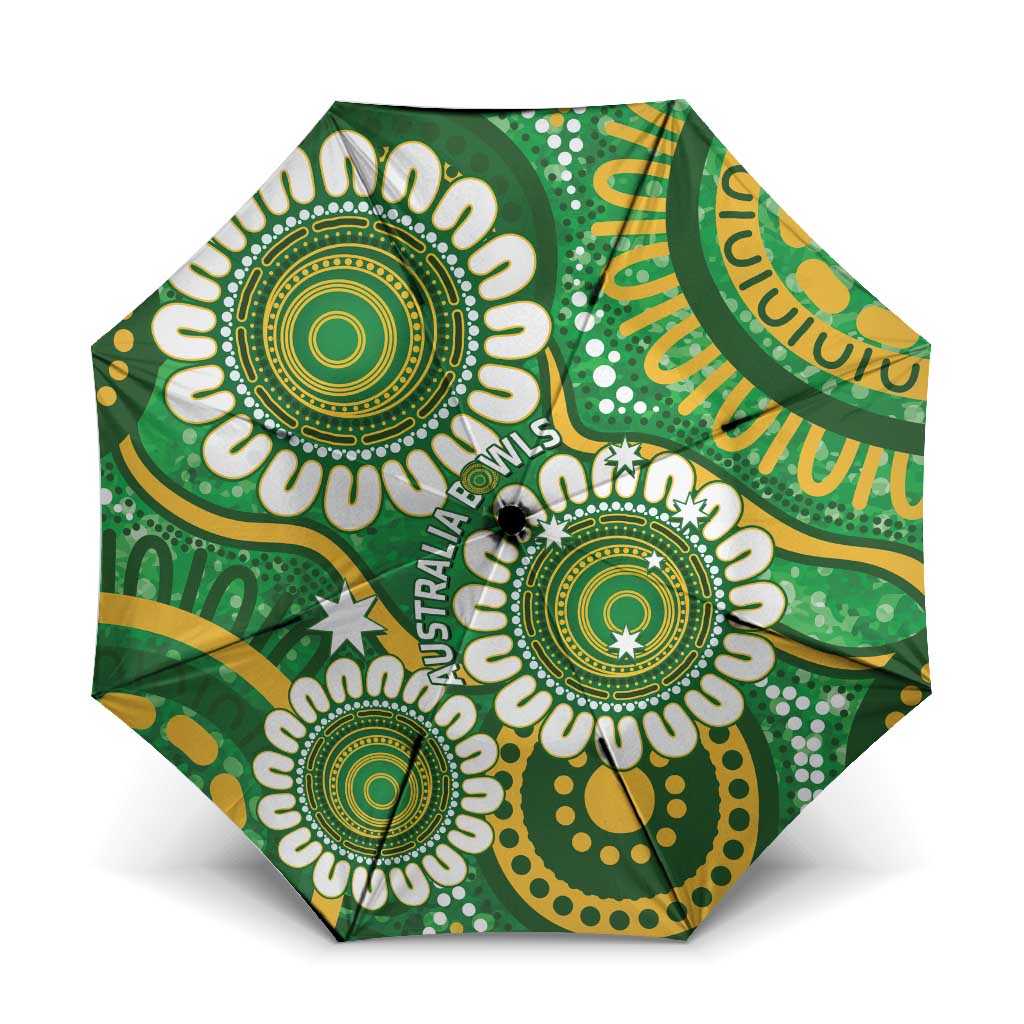Bowls Australia Umbrella Aboriginal Art National Color - Aussie Hoodie