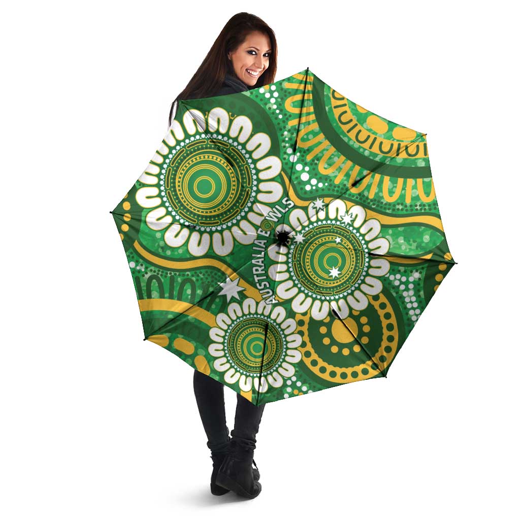 Bowls Australia Umbrella Aboriginal Art National Color - Aussie Hoodie