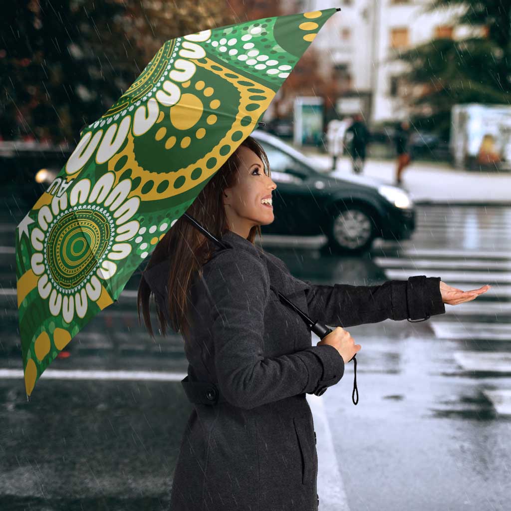 Bowls Australia Umbrella Aboriginal Art National Color - Aussie Hoodie