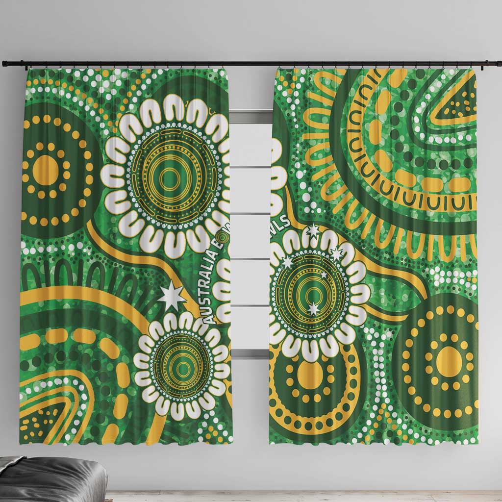 Bowls Australia Window Curtain Aboriginal Art National Color - Aussie Hoodie