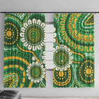 Bowls Australia Window Curtain Aboriginal Art National Color - Aussie Hoodie
