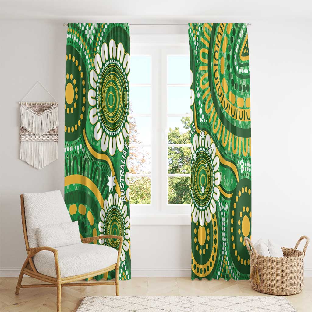 Bowls Australia Window Curtain Aboriginal Art National Color - Aussie Hoodie