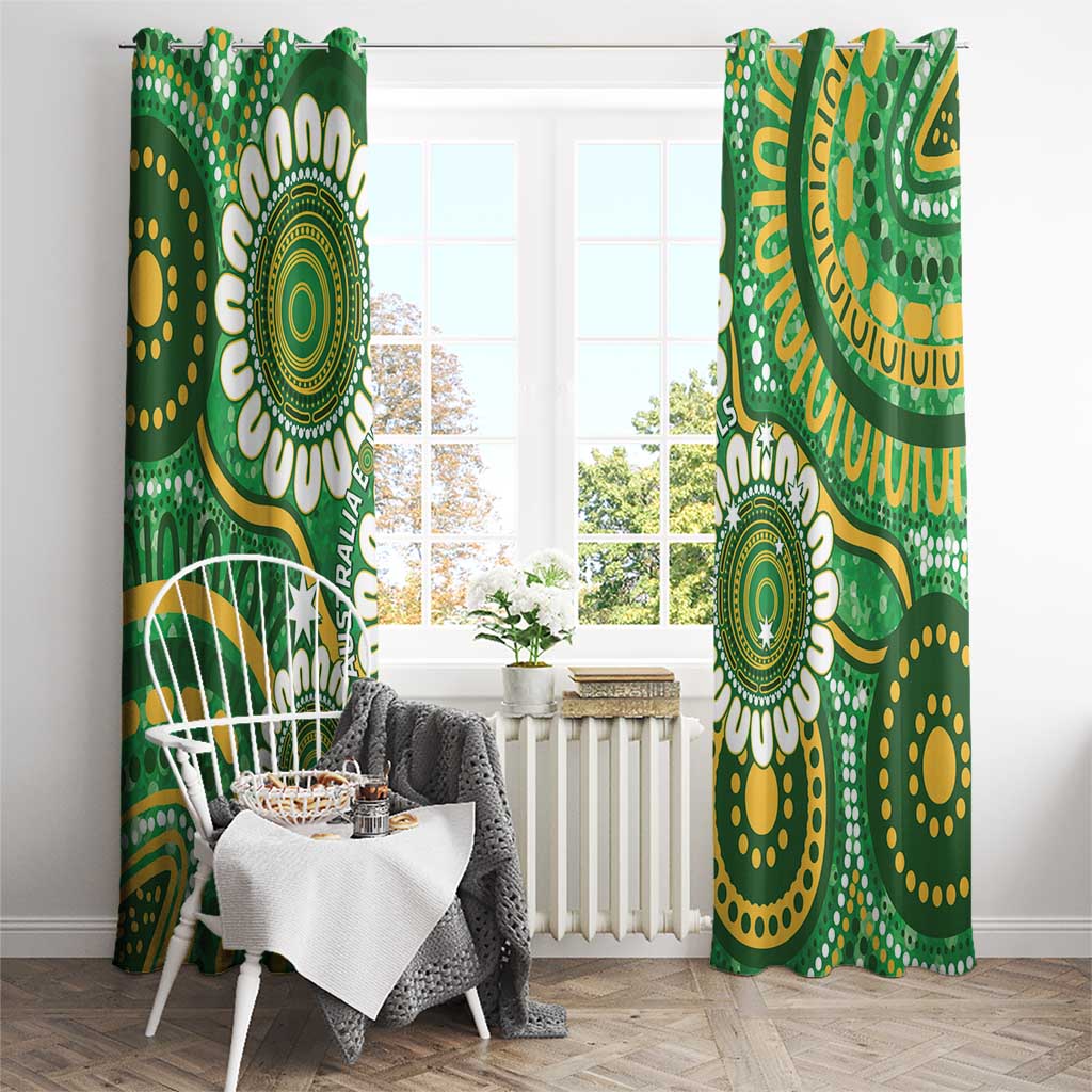 Bowls Australia Window Curtain Aboriginal Art National Color - Aussie Hoodie