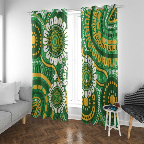 Bowls Australia Window Curtain Aboriginal Art National Color - Aussie Hoodie