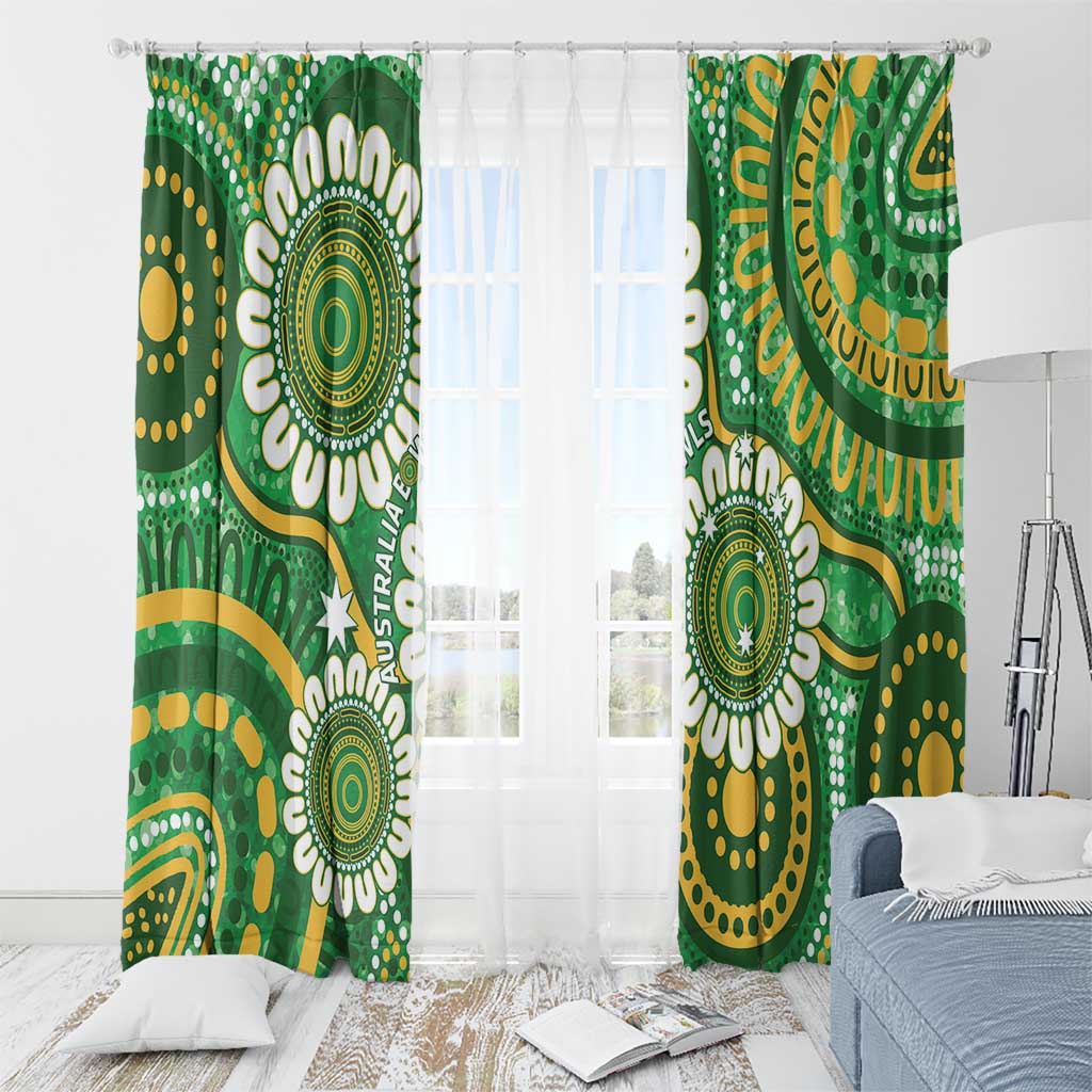 Bowls Australia Window Curtain Aboriginal Art National Color - Aussie Hoodie