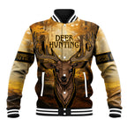 Personalised Deer Hunting Baseball Jacket Forest Vibes