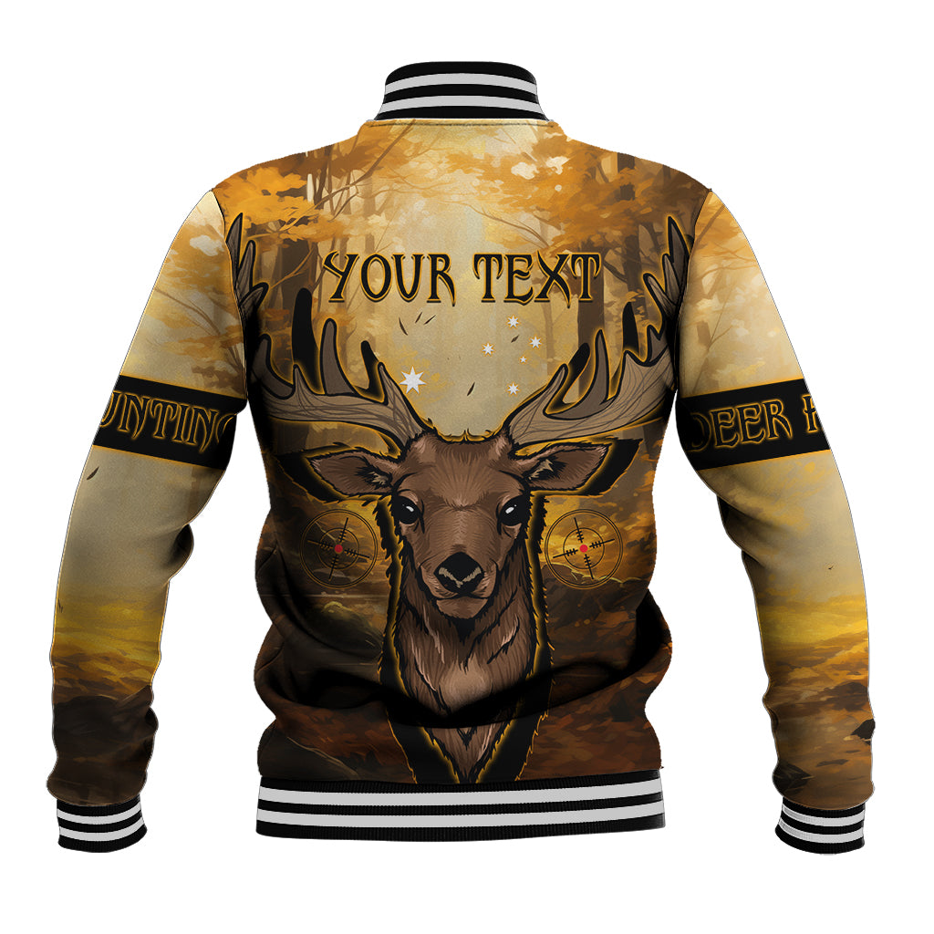 Personalised Deer Hunting Baseball Jacket Forest Vibes