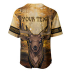 Personalised Deer Hunting Baseball Jersey Forest Vibes
