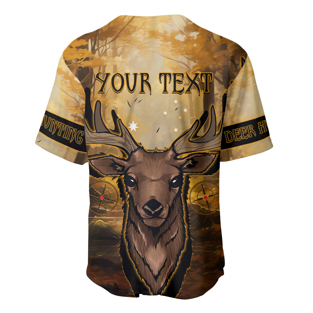 Personalised Deer Hunting Baseball Jersey Forest Vibes