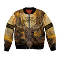Personalised Deer Hunting Bomber Jacket Forest Vibes