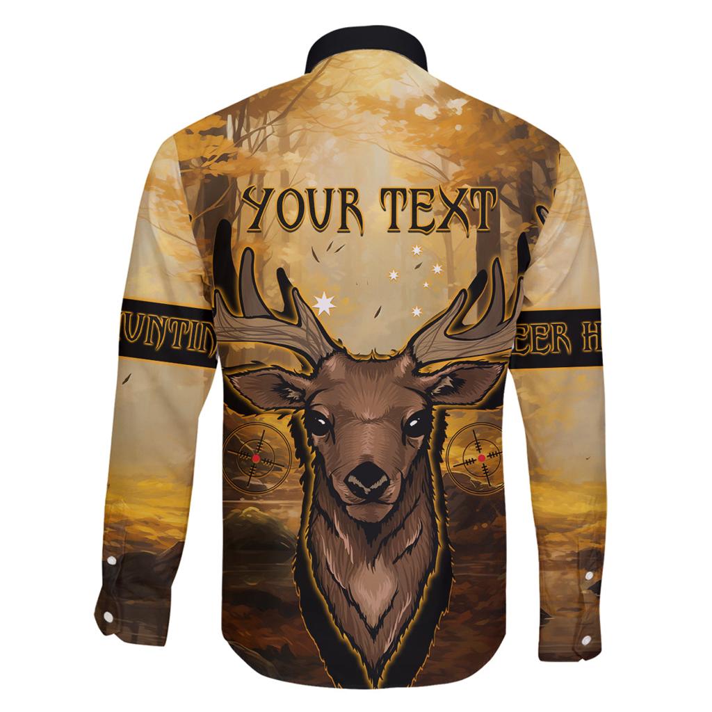 Personalised Deer Hunting Family Matching Off Shoulder Long Sleeve Dress and Hawaiian Shirt Forest Vibes