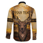 Personalised Deer Hunting Family Matching Puletasi and Hawaiian Shirt Forest Vibes