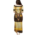 Personalised Deer Hunting Family Matching Puletasi and Hawaiian Shirt Forest Vibes