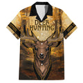 Personalised Deer Hunting Family Matching Summer Maxi Dress and Hawaiian Shirt Forest Vibes