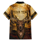 Personalised Deer Hunting Family Matching Summer Maxi Dress and Hawaiian Shirt Forest Vibes