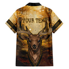 Personalised Deer Hunting Hawaiian Shirt Forest Vibes