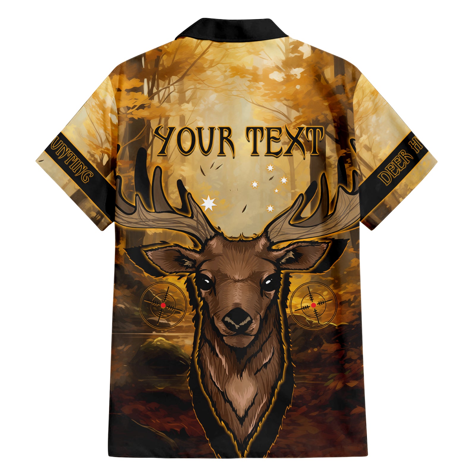 Personalised Deer Hunting Hawaiian Shirt Forest Vibes