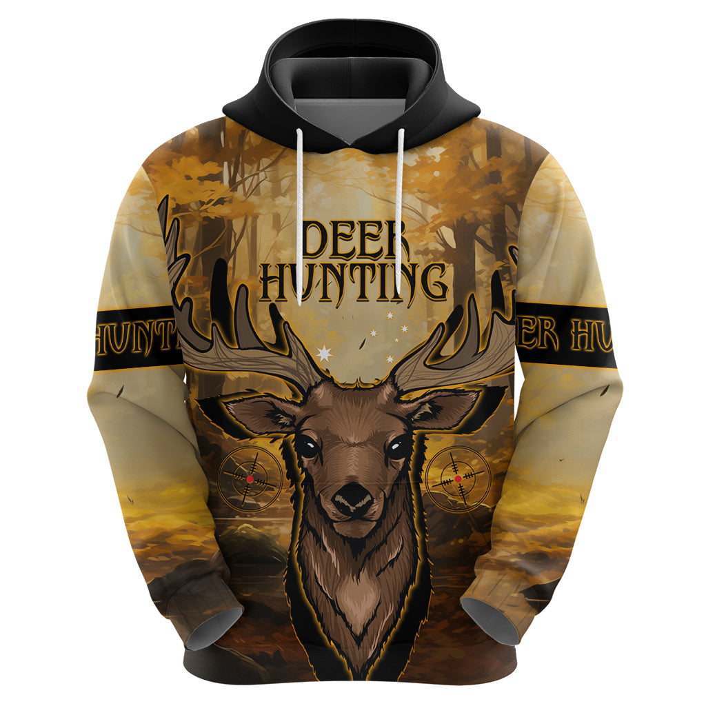 Personalised Deer Hunting Hoodie Forest Vibes