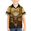 Personalised Deer Hunting Kid Hawaiian Shirt Forest Vibes
