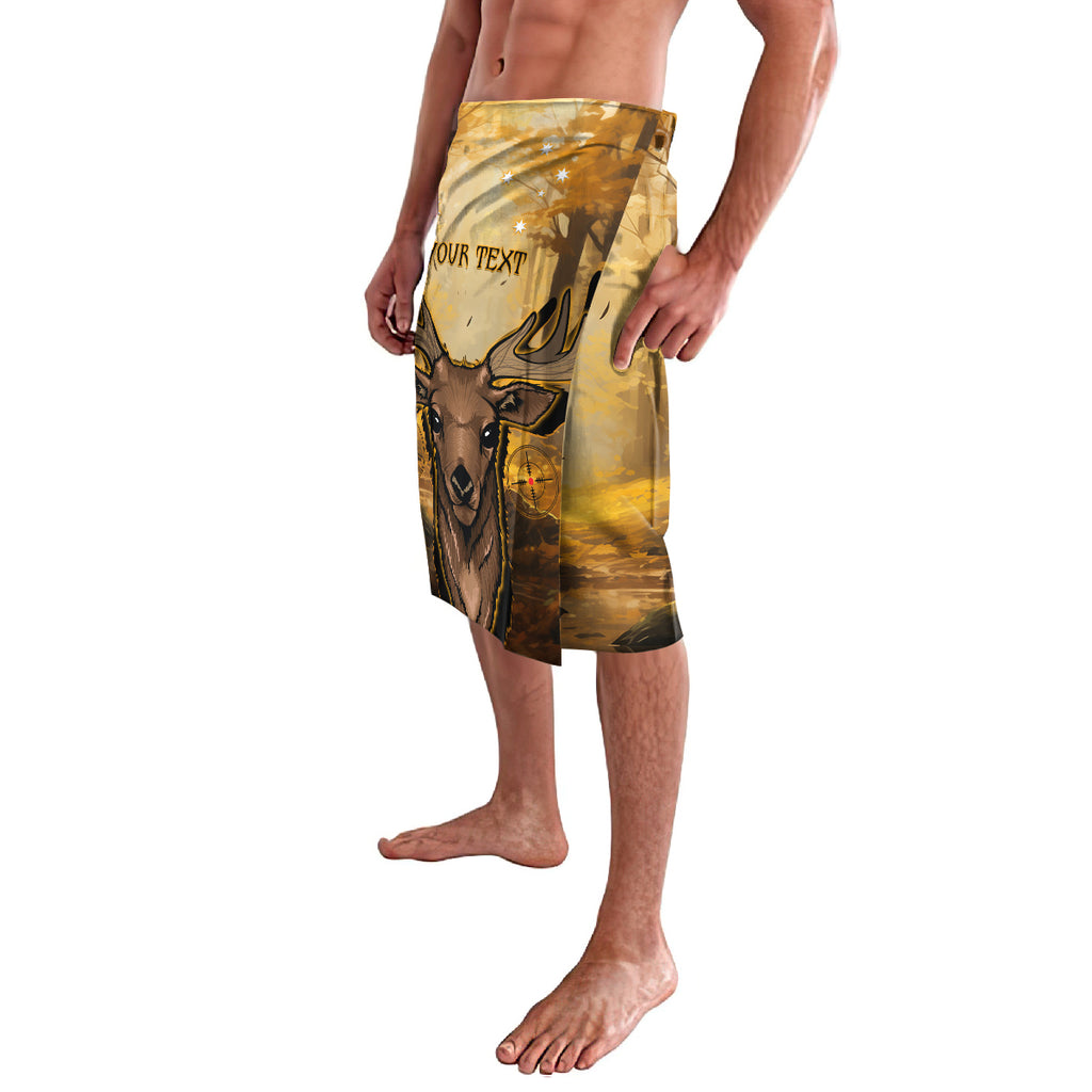 Personalised Deer Hunting Lavalava Forest Vibes