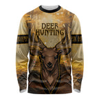Personalised Deer Hunting Long Sleeve Shirt Forest Vibes