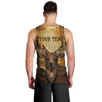 Personalised Deer Hunting Men Tank Top Forest Vibes
