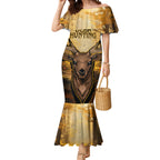 Personalised Deer Hunting Mermaid Dress Forest Vibes