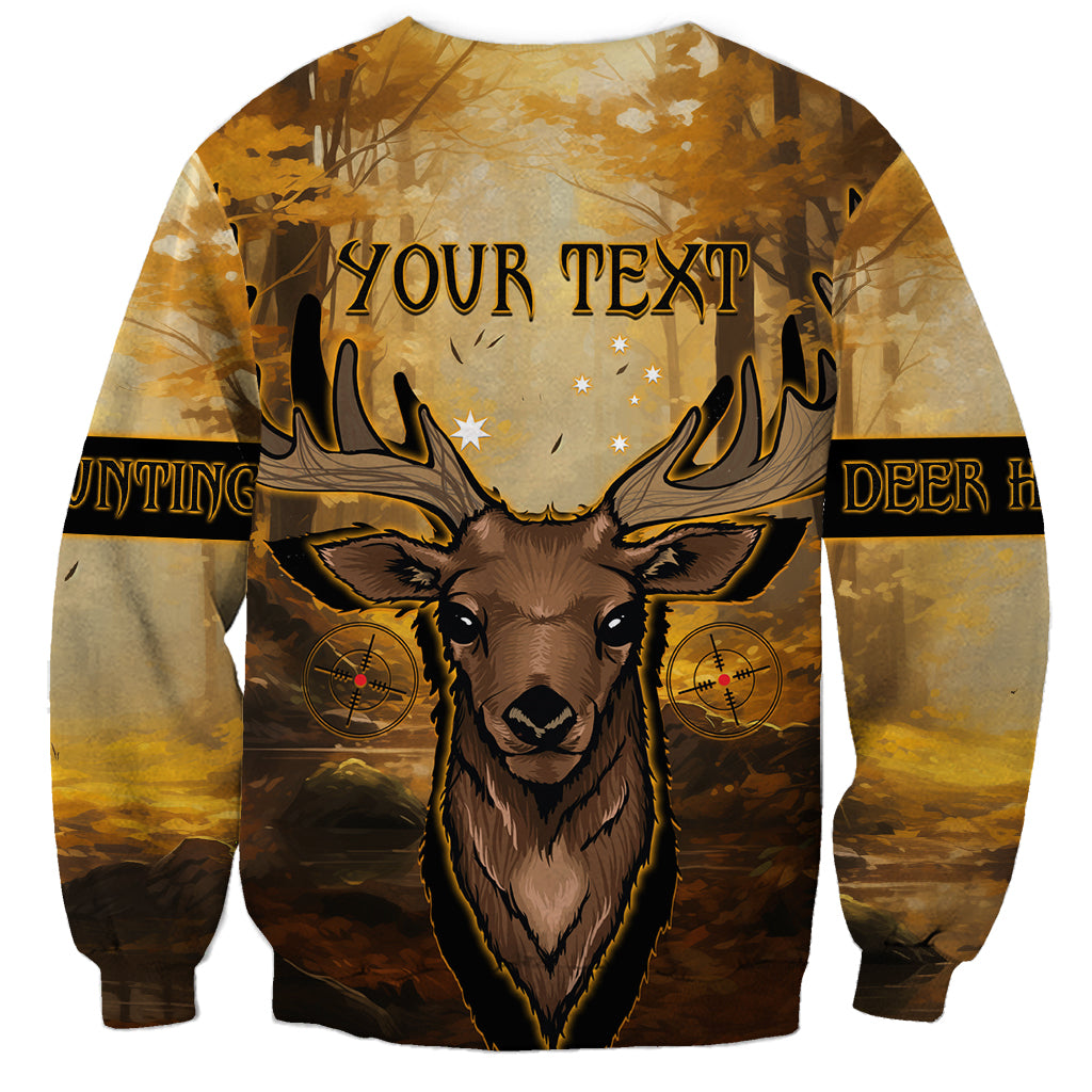 Personalised Deer Hunting Sweatshirt Forest Vibes